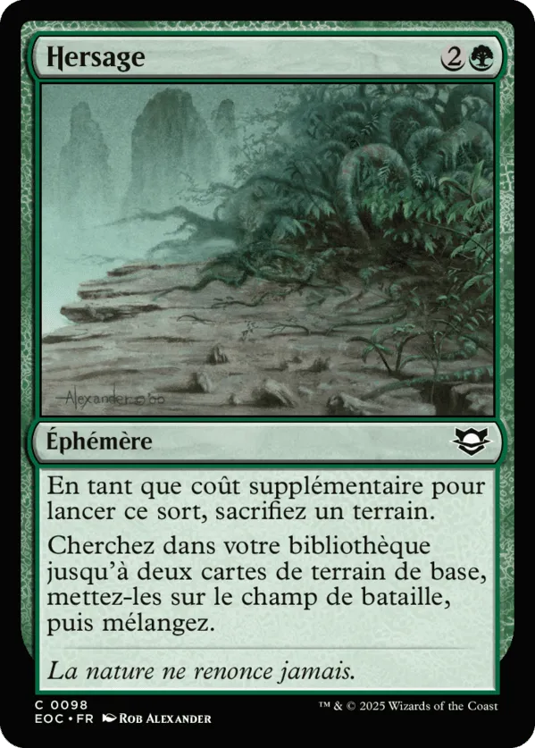Hersage — Edge of Eternities Commander — Magic: The Gathering