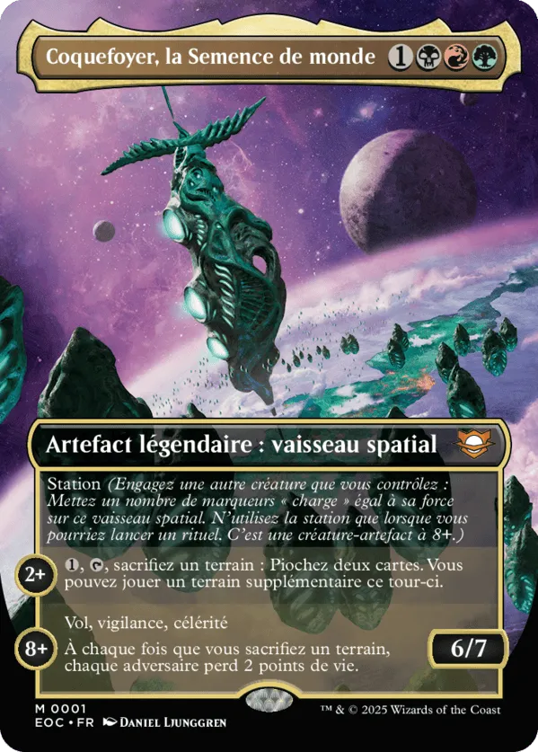 Coquefoyer, la Semence de monde from Edge of Eternities Commander - Magic: The Gathering