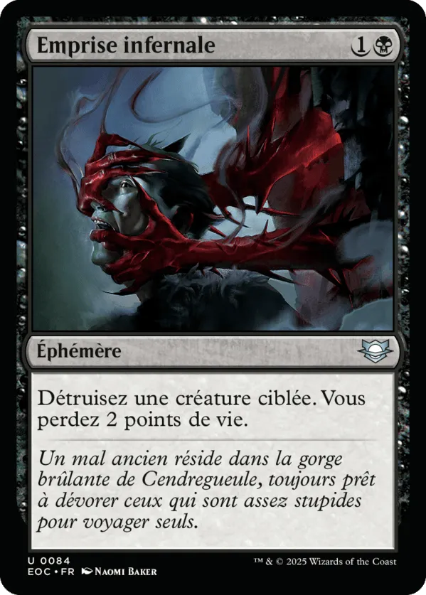 Emprise infernale — Edge of Eternities Commander — Magic: The Gathering