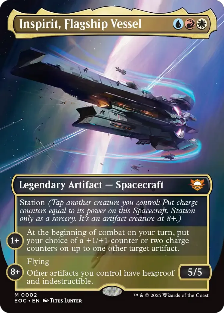 Inspirit, Flagship Vessel — Edge of Eternities Commander — Magic: The Gathering
