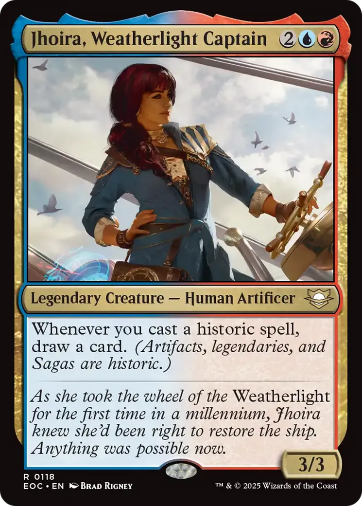 Jhoira, Weatherlight Captain — Edge of Eternities Commander — Magic: The Gathering