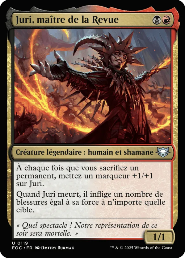 Juri, maître de la Revue — Edge of Eternities Commander — Magic: The Gathering