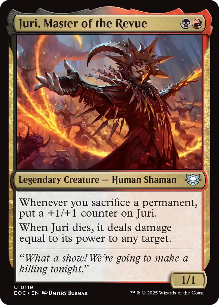 Juri, Master of the Revue — Edge of Eternities Commander — Magic: The Gathering