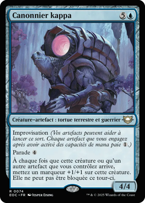 Canonnier kappa — Edge of Eternities Commander — Magic: The Gathering