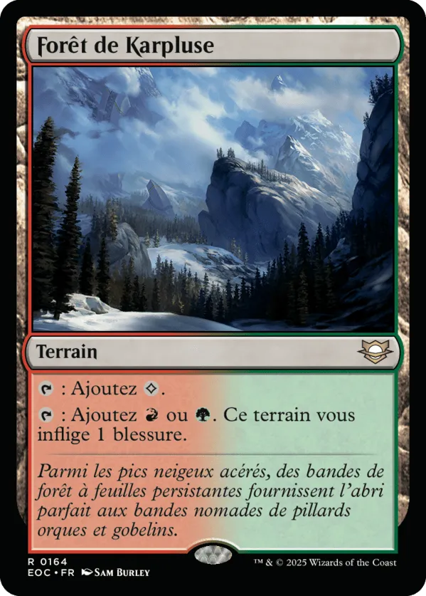Forêt de Karpluse — Edge of Eternities Commander — Magic: The Gathering