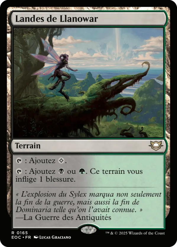 Landes de Llanowar from Edge of Eternities Commander - Magic: The Gathering