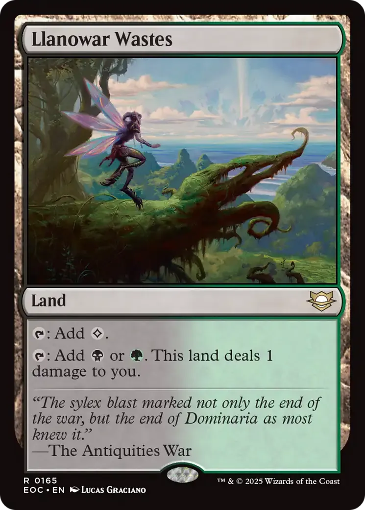 Llanowar Wastes — Edge of Eternities Commander — Magic: The Gathering