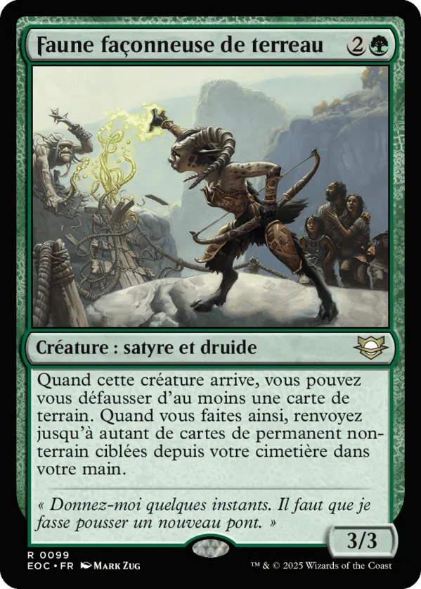 Faune façonneuse de terreau from Edge of Eternities Commander - Magic: The Gathering