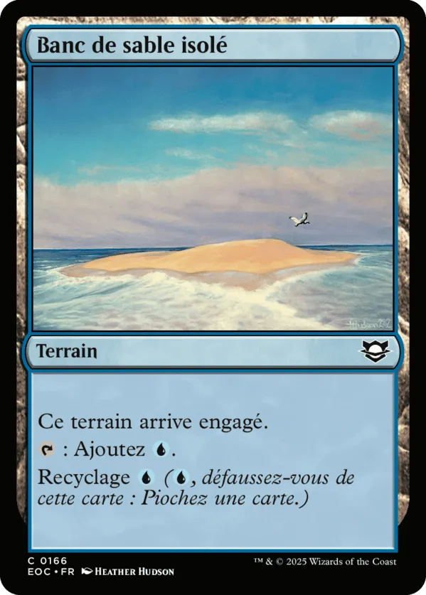 Banc de sable isolé from Edge of Eternities Commander - Magic: The Gathering