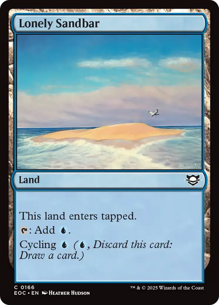 Lonely Sandbar — Edge of Eternities Commander — Magic: The Gathering