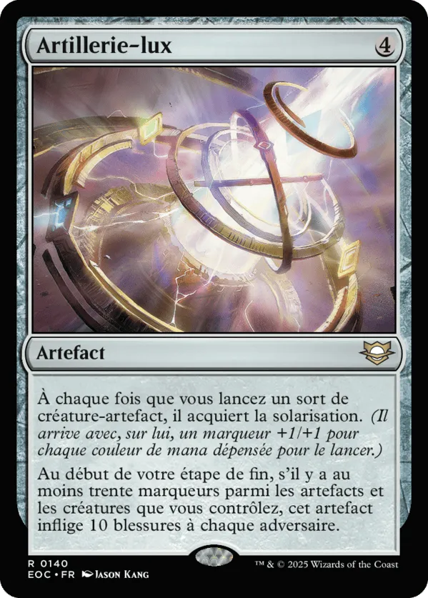 Artillerie-lux — Edge of Eternities Commander — Magic: The Gathering