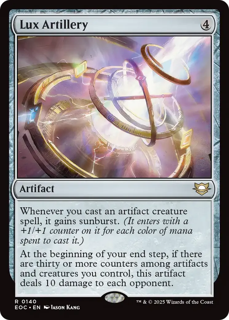 Lux Artillery — Edge of Eternities Commander — Magic: The Gathering