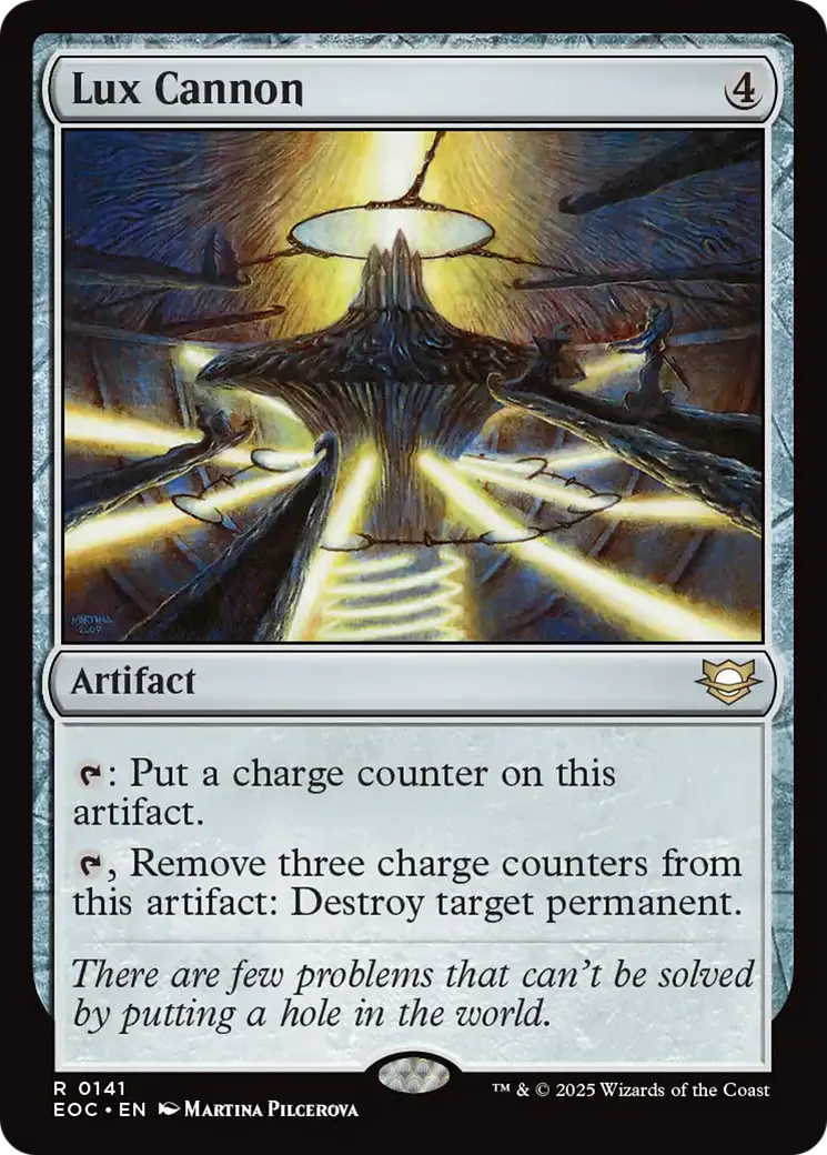Lux Cannon — Edge of Eternities Commander — Magic: The Gathering
