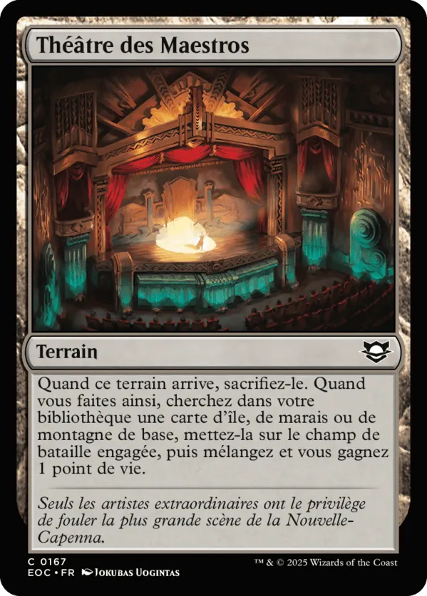 Théâtre des Maestros — Edge of Eternities Commander — Magic: The Gathering
