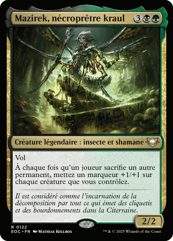 Mazirek, nécroprêtre kraul — Edge of Eternities Commander — Magic: The Gathering