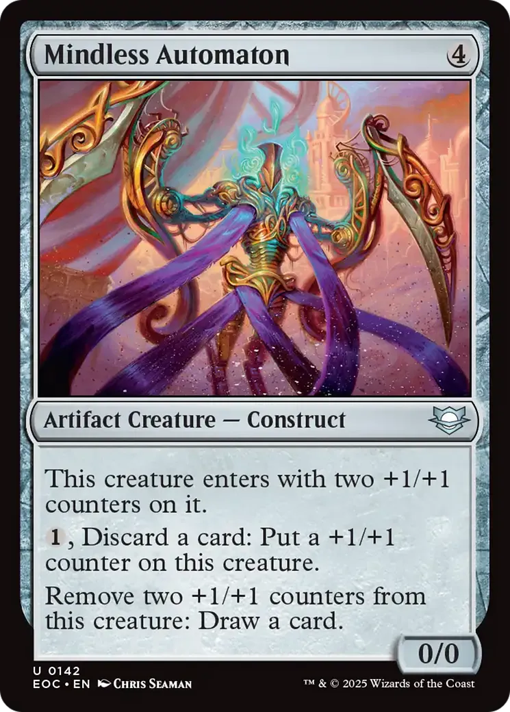Mindless Automaton — Edge of Eternities Commander — Magic: The Gathering