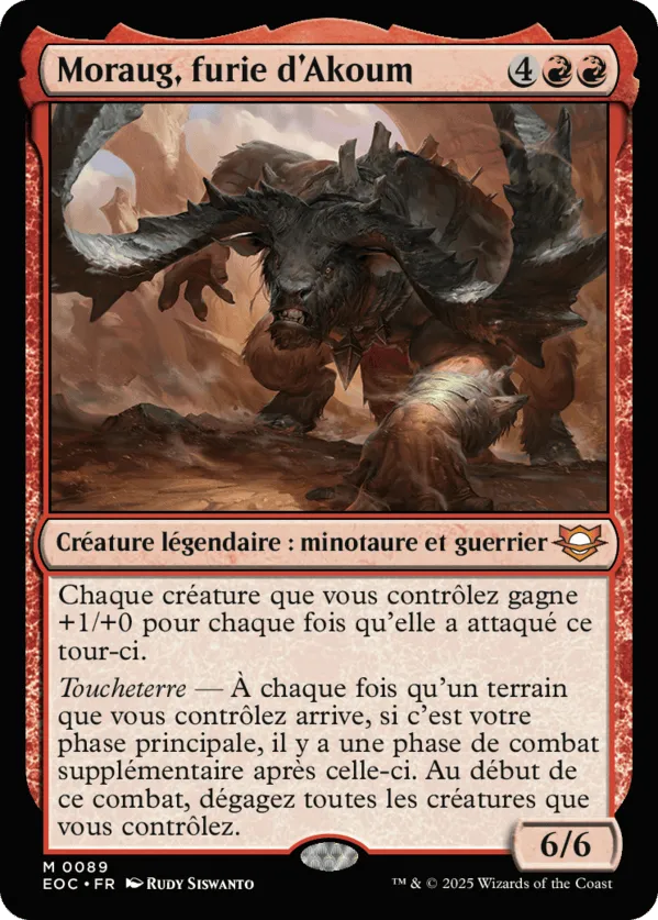 Moraug, furie d'Akoum — Edge of Eternities Commander — Magic: The Gathering