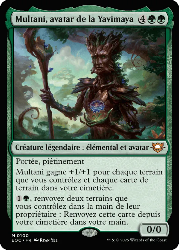Multani, avatar de la Yavimaya — Edge of Eternities Commander — Magic: The Gathering