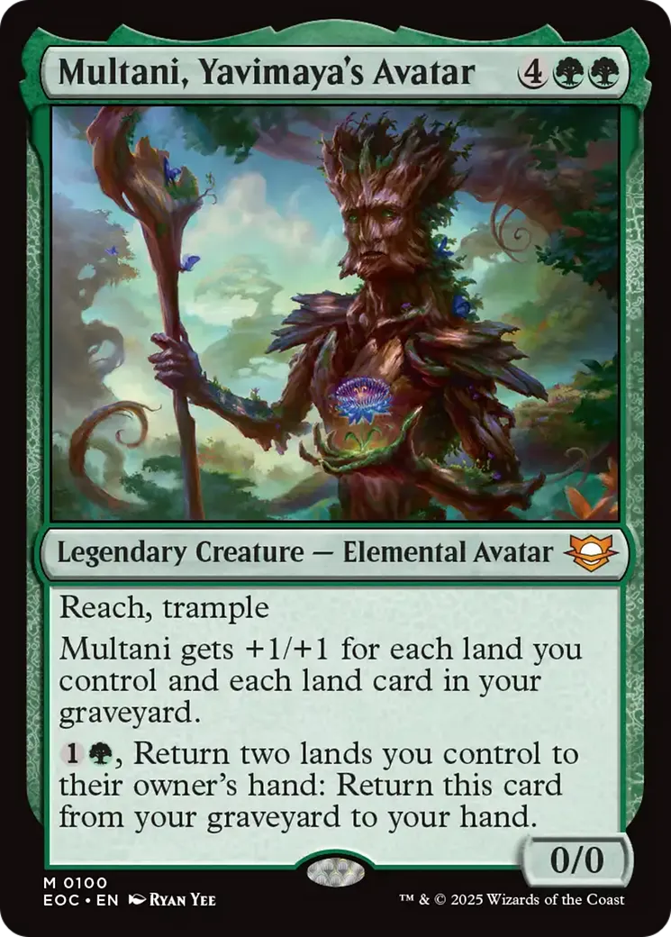 Multani, Yavimaya's Avatar — Edge of Eternities Commander — Magic: The Gathering