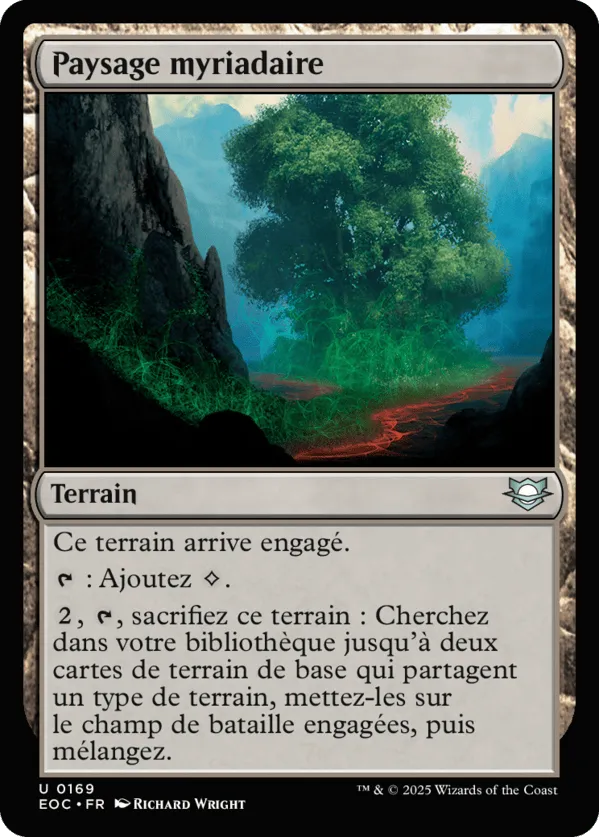 Paysage myriadaire from Edge of Eternities Commander - Magic: The Gathering