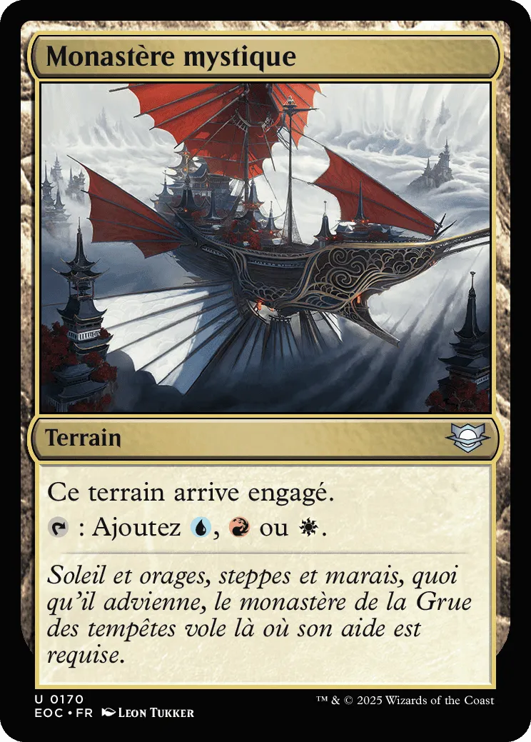 Monastère mystique from Edge of Eternities Commander - Magic: The Gathering