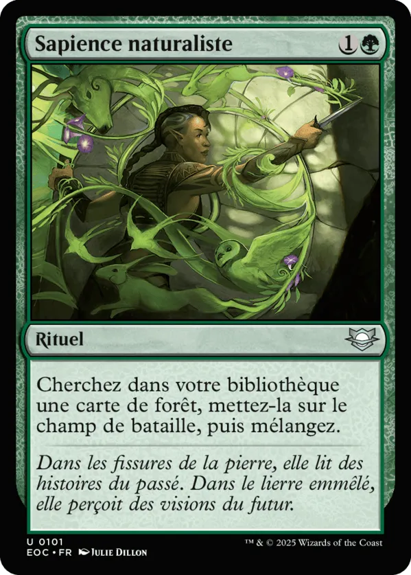 Sapience naturaliste — Edge of Eternities Commander — Magic: The Gathering