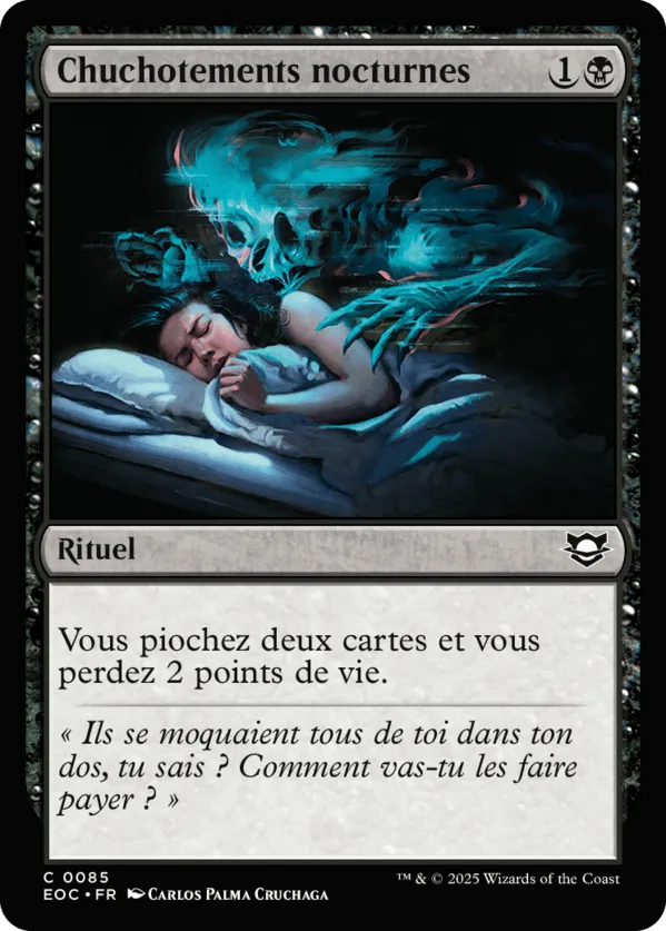 Chuchotements nocturnes — Edge of Eternities Commander — Magic: The Gathering
