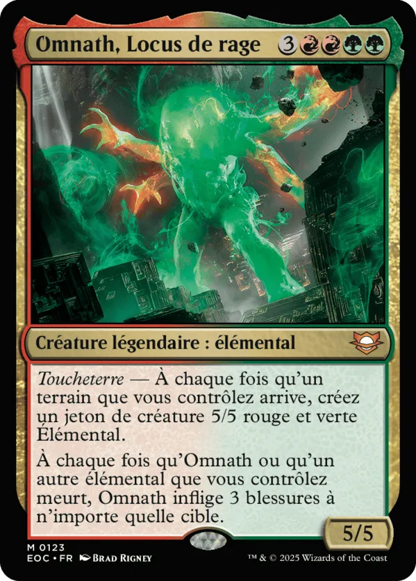 Omnath, Locus de rage — Edge of Eternities Commander — Magic: The Gathering