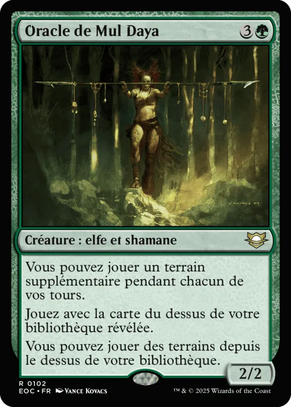 Oracle de Mul Daya from Edge of Eternities Commander - Magic: The Gathering