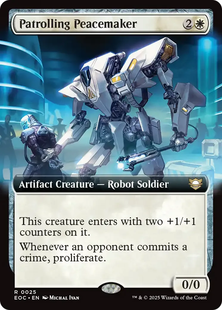 Patrolling Peacemaker from Edge of Eternities Commander - Magic: The Gathering