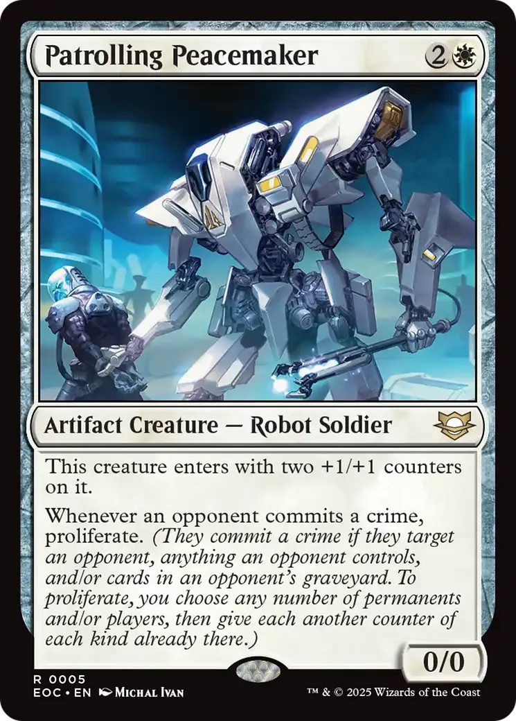 Patrolling Peacemaker — Edge of Eternities Commander — Magic: The Gathering