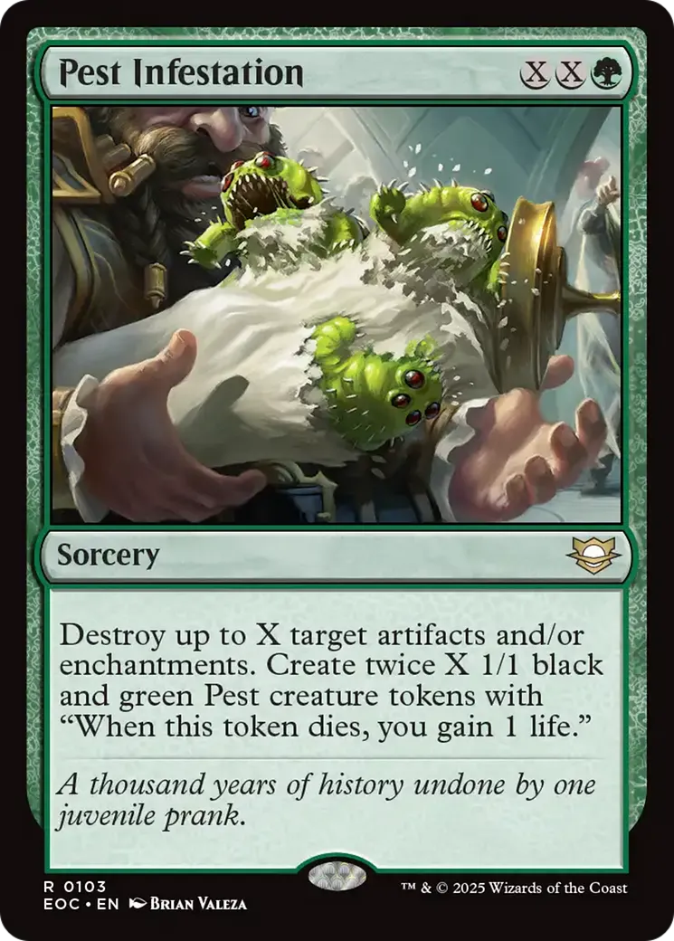 Infestation de parasites — Edge of Eternities Commander — Magic: The Gathering