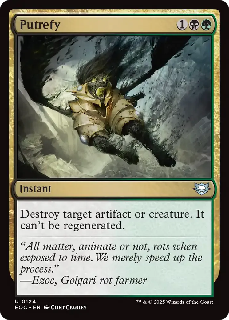 Putrefy — Edge of Eternities Commander — Magic: The Gathering