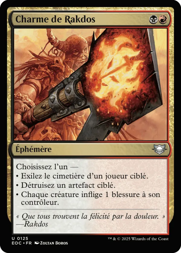Charme de Rakdos — Edge of Eternities Commander — Magic: The Gathering