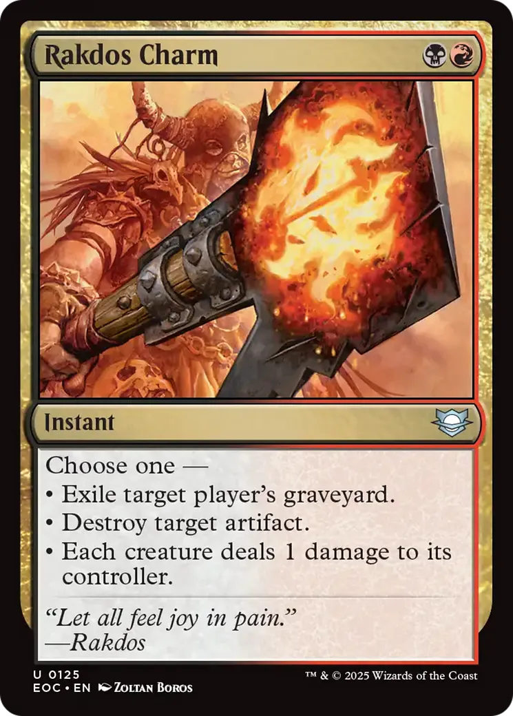 Rakdos Charm from Edge of Eternities Commander - Magic: The Gathering