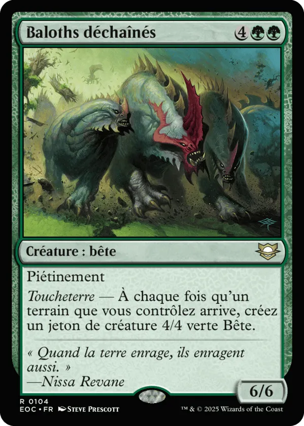 Baloths déchaînés — Edge of Eternities Commander — Magic: The Gathering