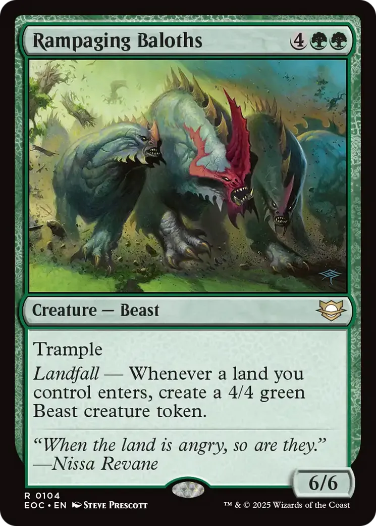 Rampaging Baloths — Edge of Eternities Commander — Magic: The Gathering