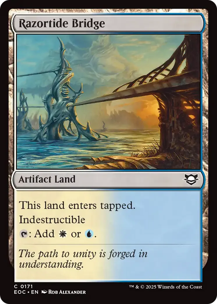 Razortide Bridge — Edge of Eternities Commander — Magic: The Gathering