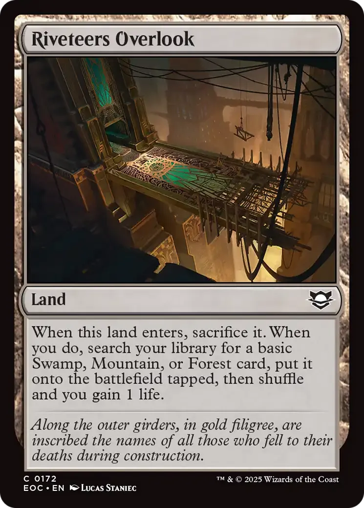 Surplomb des Riveteurs — Edge of Eternities Commander — Magic: The Gathering