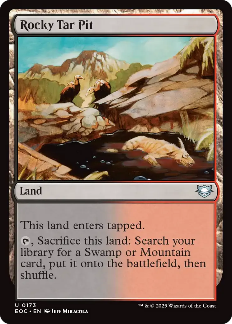 Rocky Tar Pit — Edge of Eternities Commander — Magic: The Gathering
