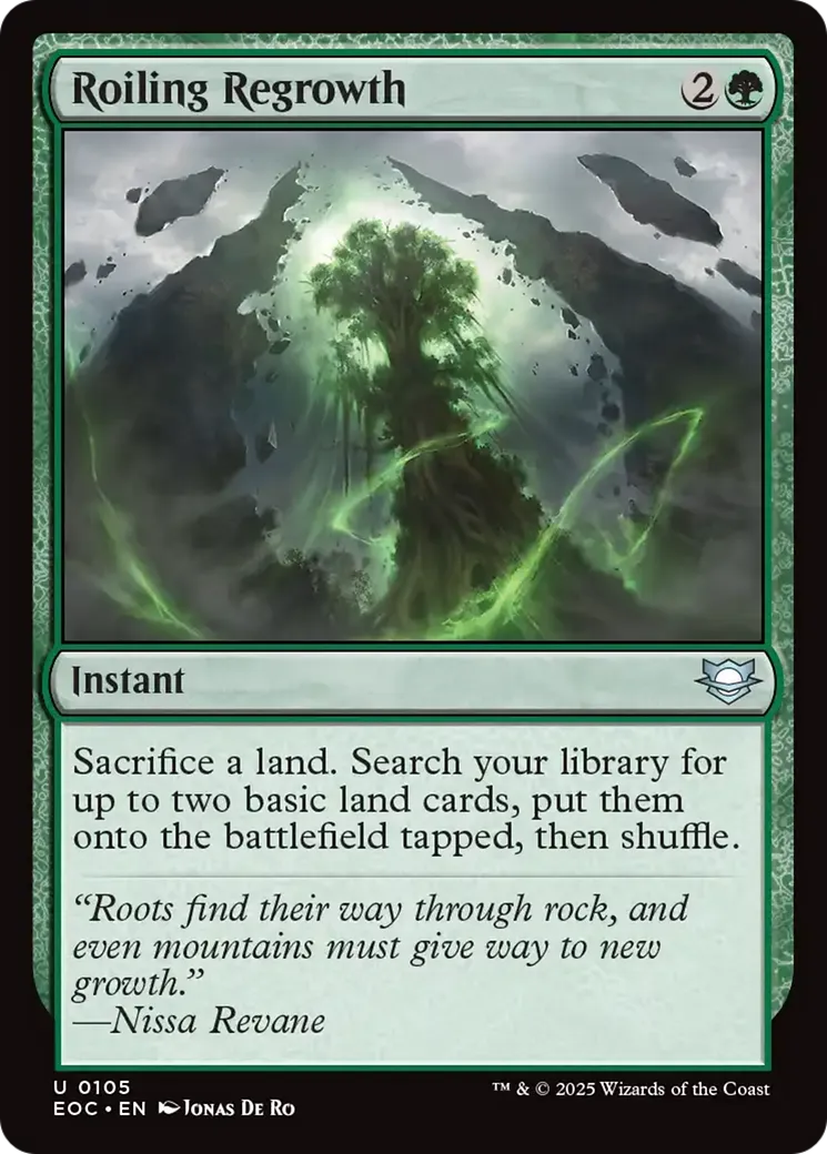 Résurgence du Roulis — Edge of Eternities Commander — Magic: The Gathering