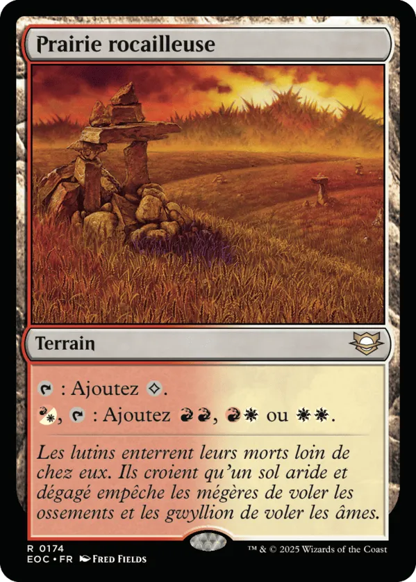 Prairie rocailleuse — Edge of Eternities Commander — Magic: The Gathering