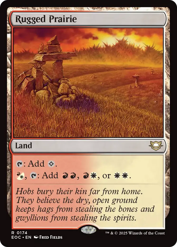 Rugged Prairie — Edge of Eternities Commander — Magic: The Gathering