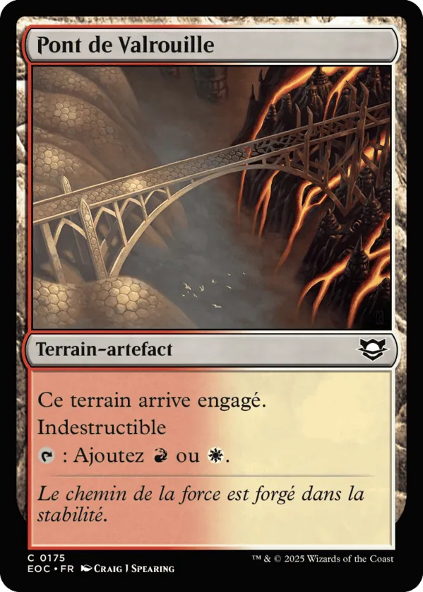 Pont de Valrouille — Edge of Eternities Commander — Magic: The Gathering
