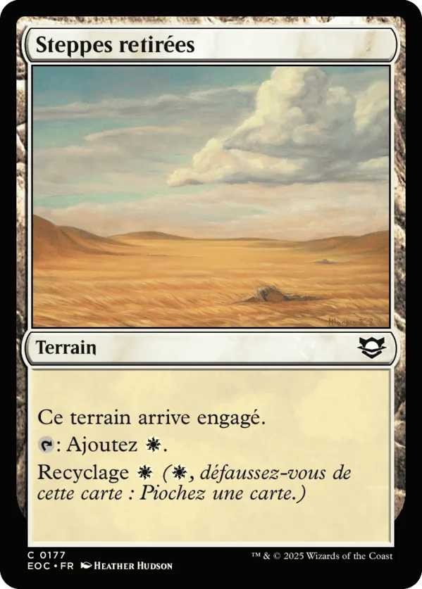 Steppes retirées — Edge of Eternities Commander — Magic: The Gathering