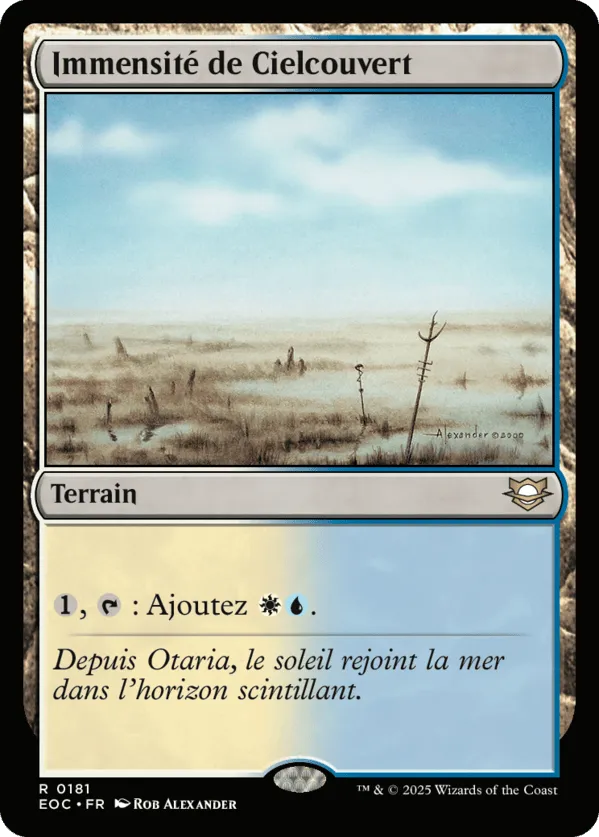 Immensité de Cielcouvert from Edge of Eternities Commander - Magic: The Gathering