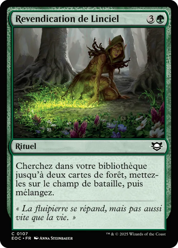 Revendication de Linciel — Edge of Eternities Commander — Magic: The Gathering