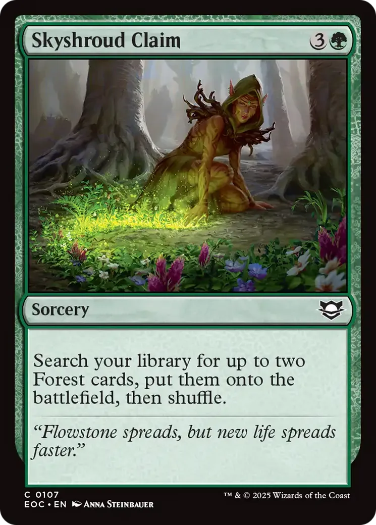 Revendication de Linciel — Edge of Eternities Commander — Magic: The Gathering