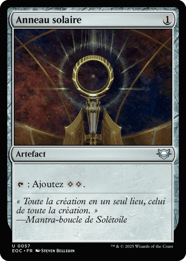 Anneau solaire — Edge of Eternities Commander — Magic: The Gathering