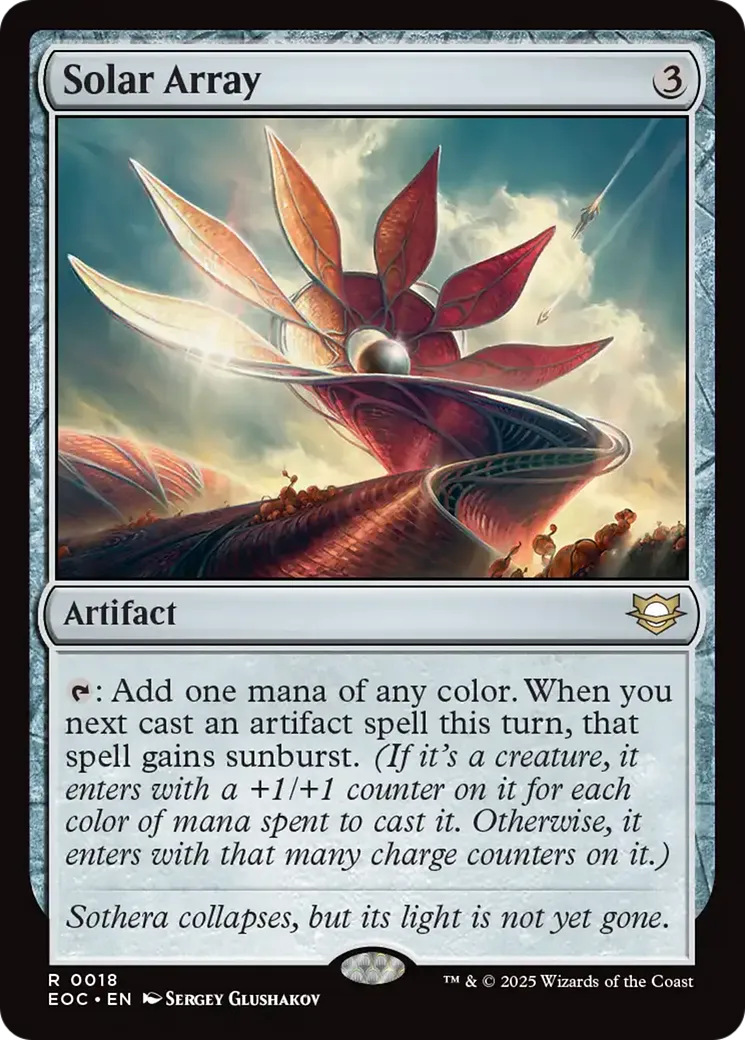 Solar Array — Edge of Eternities Commander — Magic: The Gathering